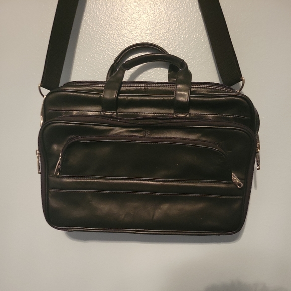 Protocol Leather Computer bag.Bag. 18x13 - Picture 1 of 9